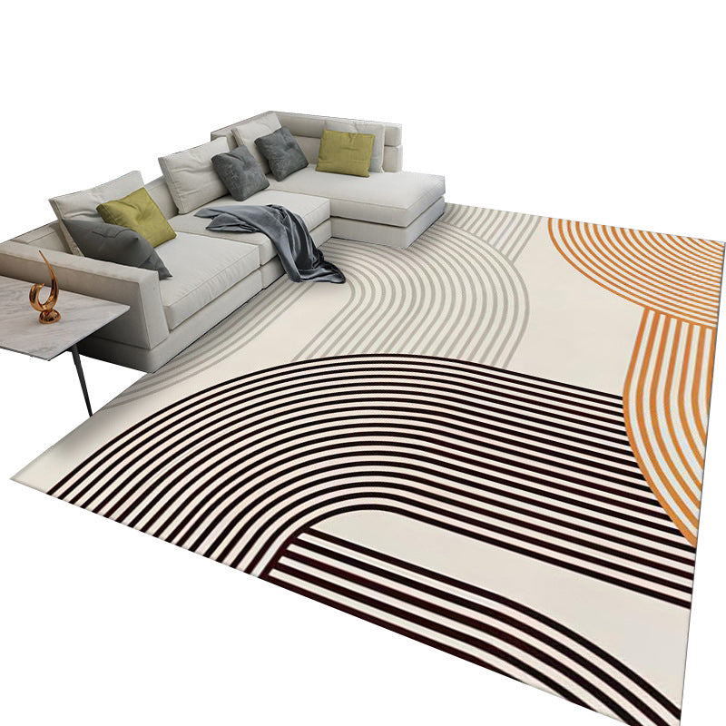 Minimalism Abstract Striped Wabi-sabi Carpet Indoor Rug for Living Room Bedroom Rug