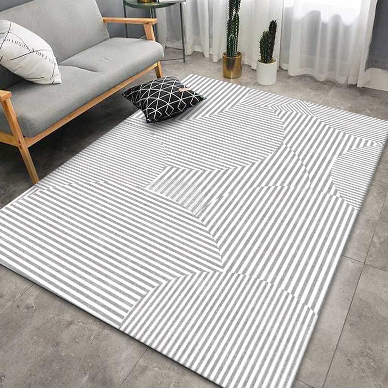 Minimalism Abstract Striped Wabi-sabi Carpet Indoor Rug for Living Room Bedroom Rug