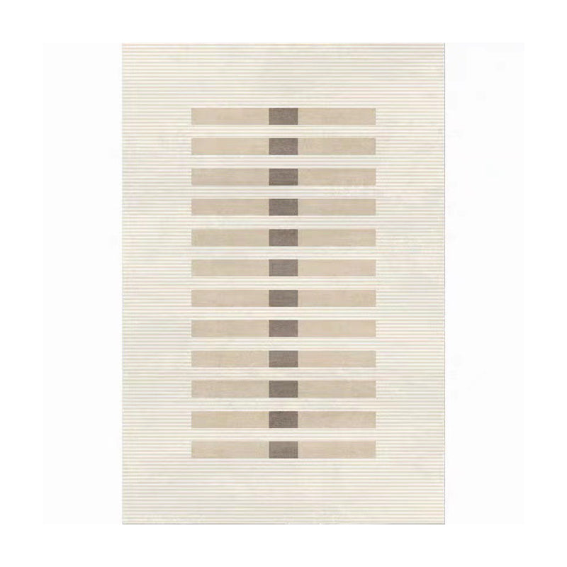 Modern Geometric Abstract Rug Striped Carpet Stain Resistant Indoor Rug for Home