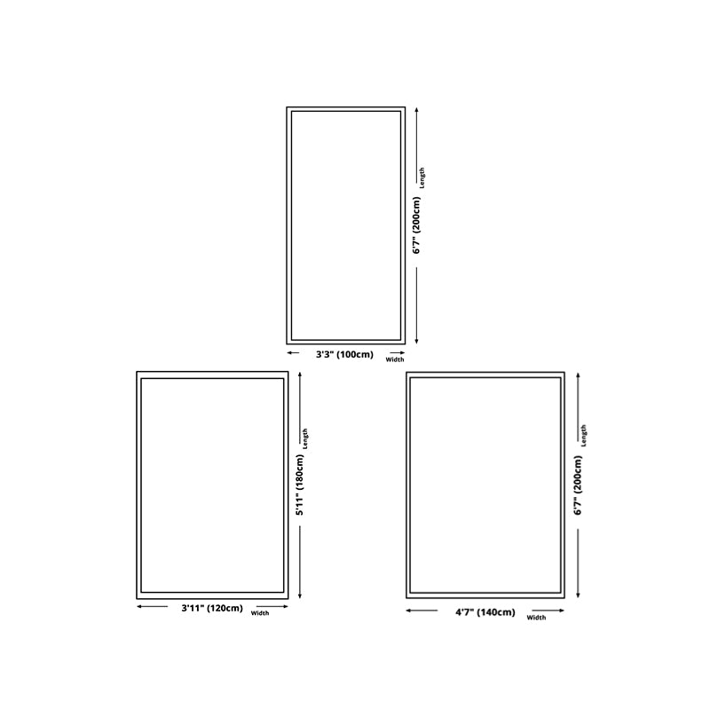 Alfombra de área de poliéster de alfombra de color de color de alfombra moderno con respaldo sin deslizamiento