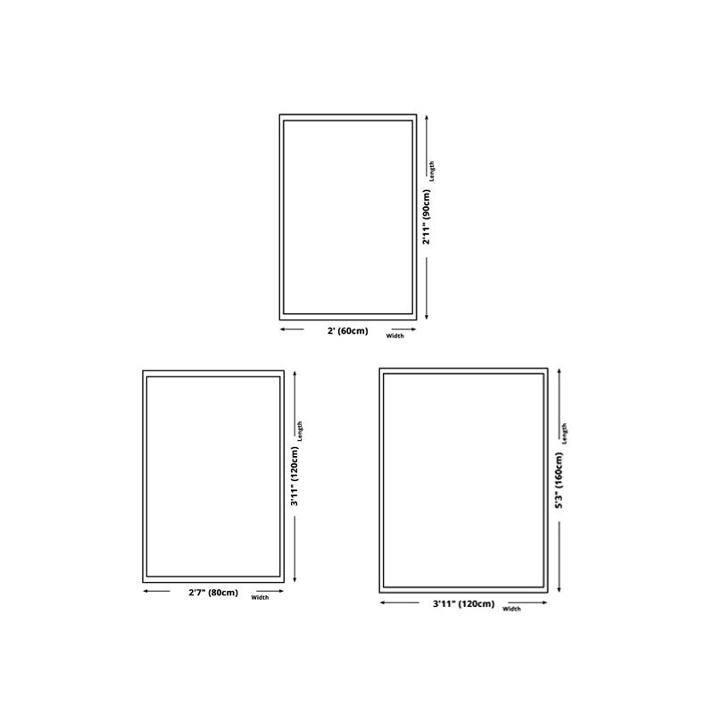 Dark Purple Grid Rug Polyester Nordic Rug Non-Slip Backing Rug for Home Decor