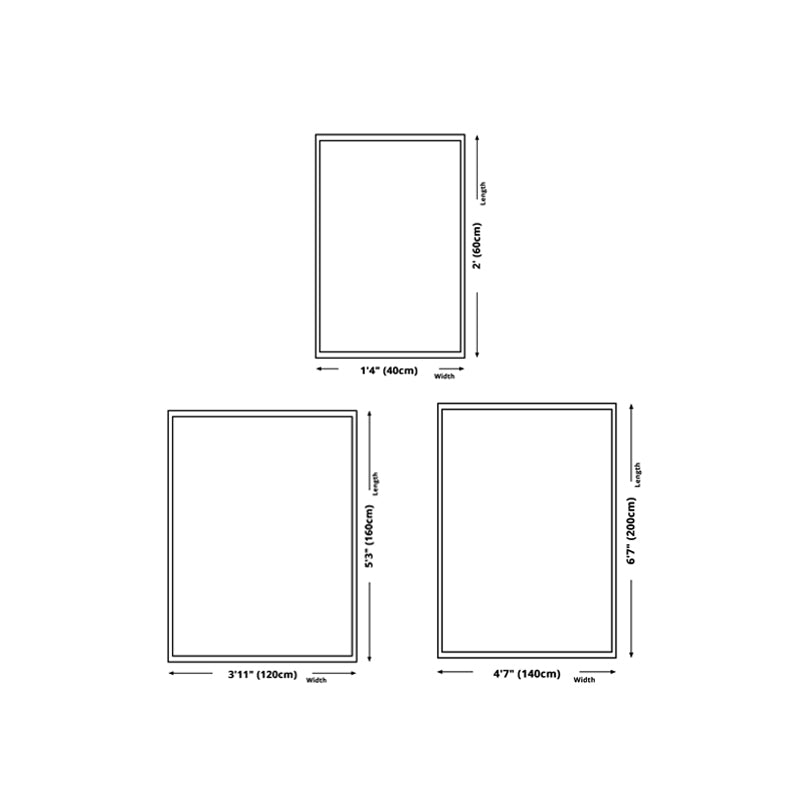 Dark Orange Deer Area Carpet Polyester Nordic Carpet Non-Slip Backing Rug for Drawing Room