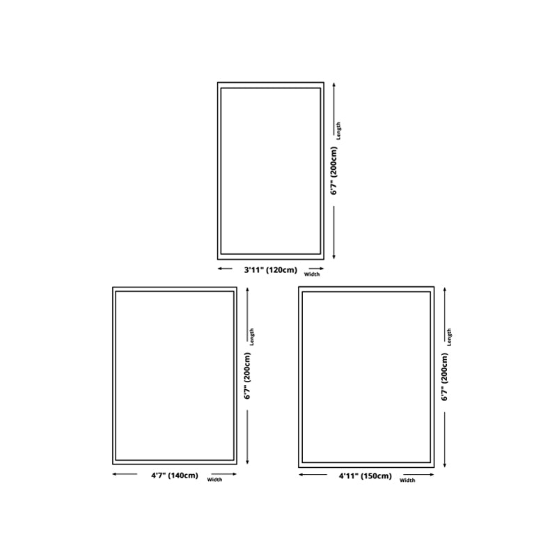 Apricot Modern Carpet Polyester Color Lump Carpet Washable Carpet for Living Room