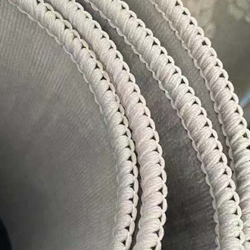 Dark Brown Modern Rug Polyester Graphic Rug Stain Resistant Rug for Drawing Room