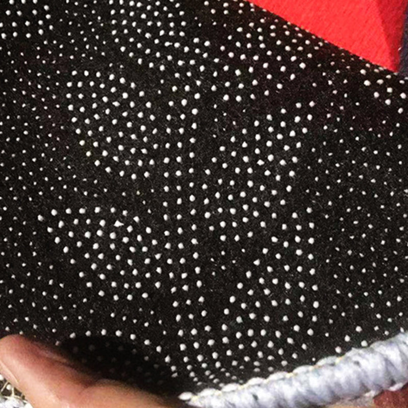 Dark Brown Modern Rug Polyester Graphic Rug Stain Resistant Rug for Drawing Room