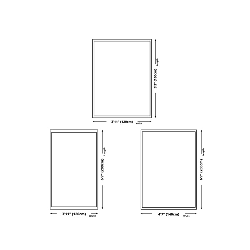 Alfombra gráfica blanca poliéster alfombra contemporánea alfombra resistente a manchas para decoración del hogar