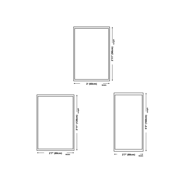 Orange Nordic Rug Polyester Modern Area Rug Non-Slip Backing Rug for Home Decor