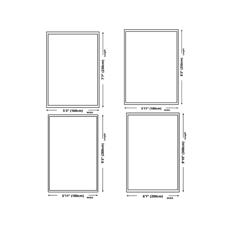 Gray Minimalist Rug Polyester Graphic Rug Washable Rug for Living Room