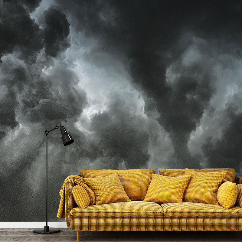 Mildew Resistant Wall Mural Wallpaper Sky Landscapes Pattern for Sitting Room