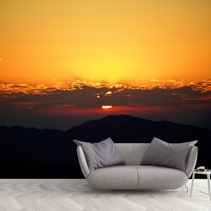 Cloudy Sky Resistant Mural Wallpaper Sky Landscapes Pattern for Home Decor