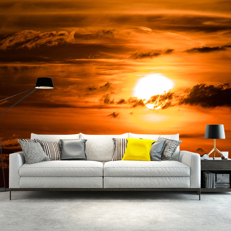 Mildew Resistant Wall Mural Wallpaper Sky Landscapes Pattern for Bedroom