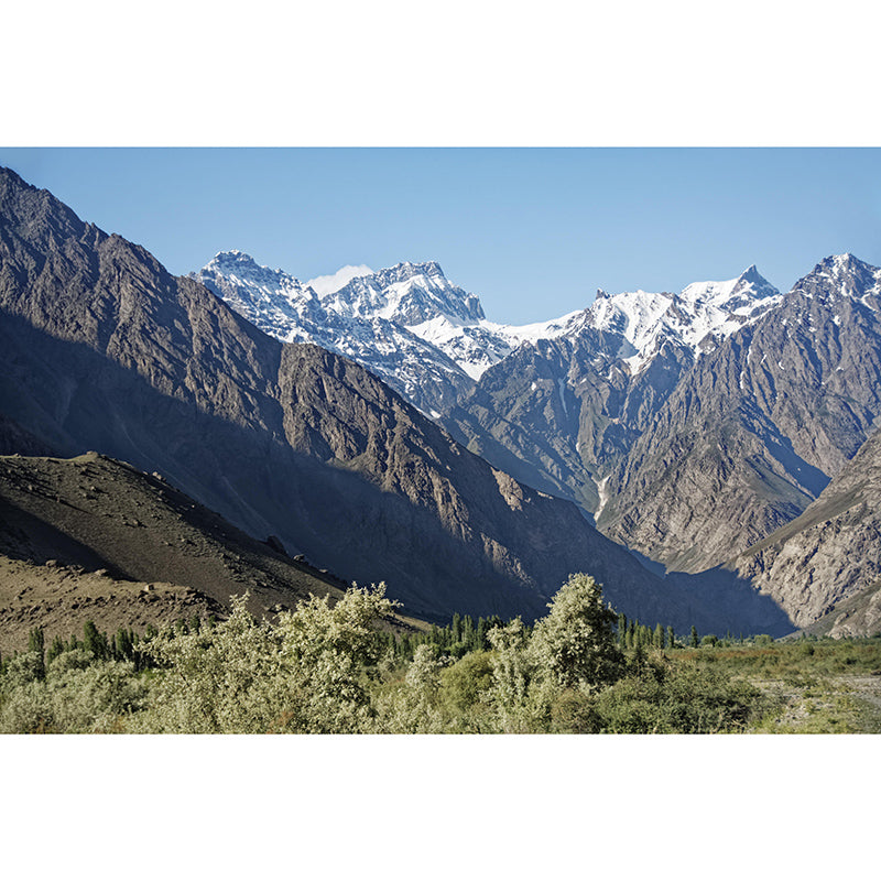 Sky Resistant Mural Wallpaper Mountain Landscapes Pattern for Wall Decor