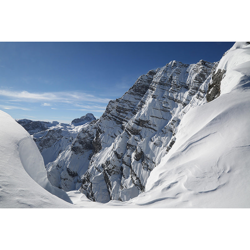 Mildew Resistant Wall Mural Wallpaper Mountain Landscapes Pattern Wall Covering