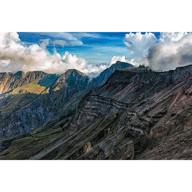 Mildew Resistant Wall Mural Wallpaper Mountain Landscapes Pattern Wall Art