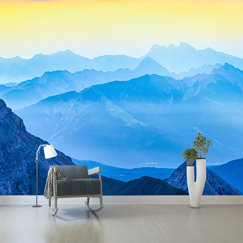 Mildew Resistant Wall Mural Wallpaper Mountain Landscapes Pattern for Room