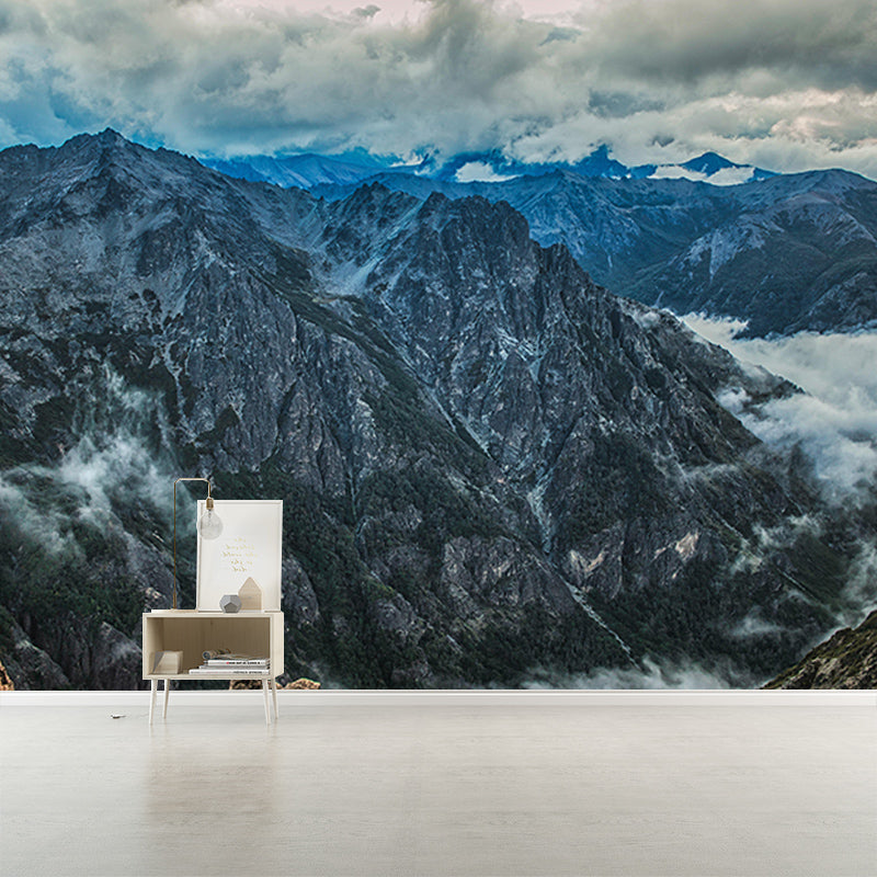 Mildew Resistant Wall Mural Wallpaper Mountain Landscapes Pattern for Room