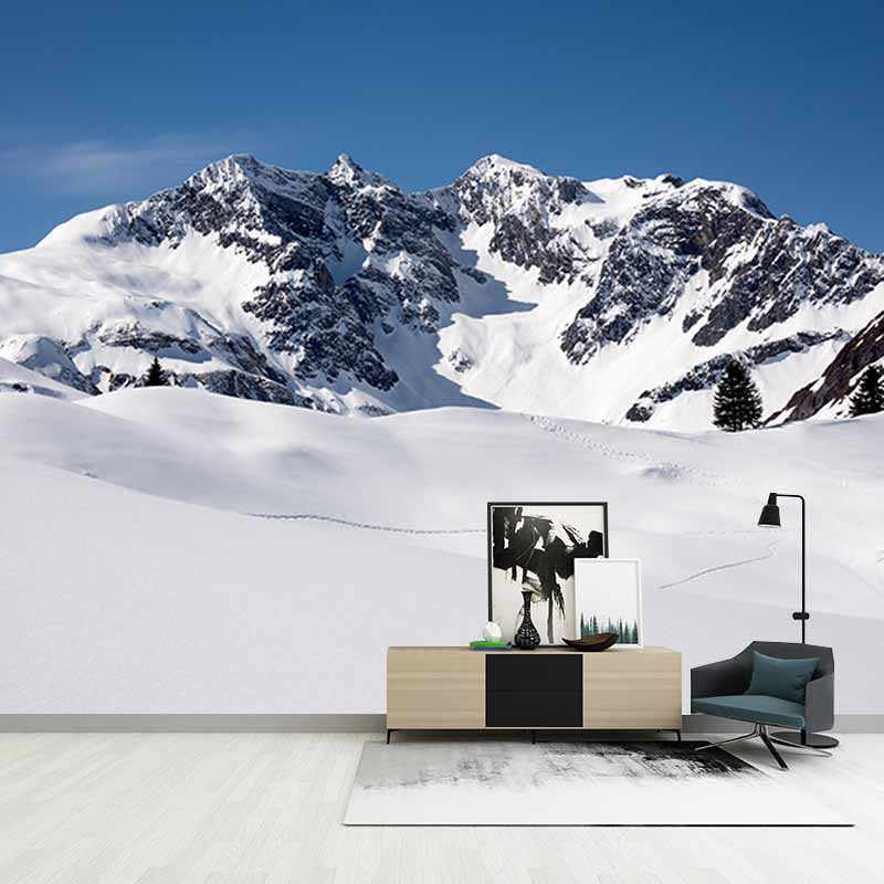 Mildew Resistant Wall Mural Wallpaper Mountain Landscapes Pattern for Home Decor