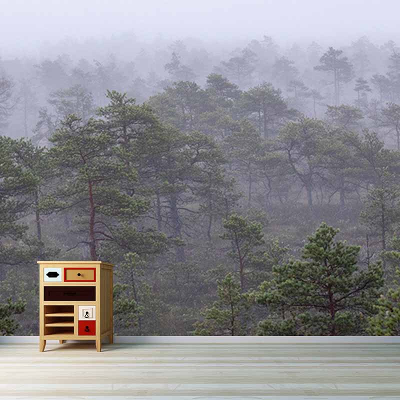 Bedroom Mildew Resistant Wall Mural Wallpaper Forest Landscapes Pattern