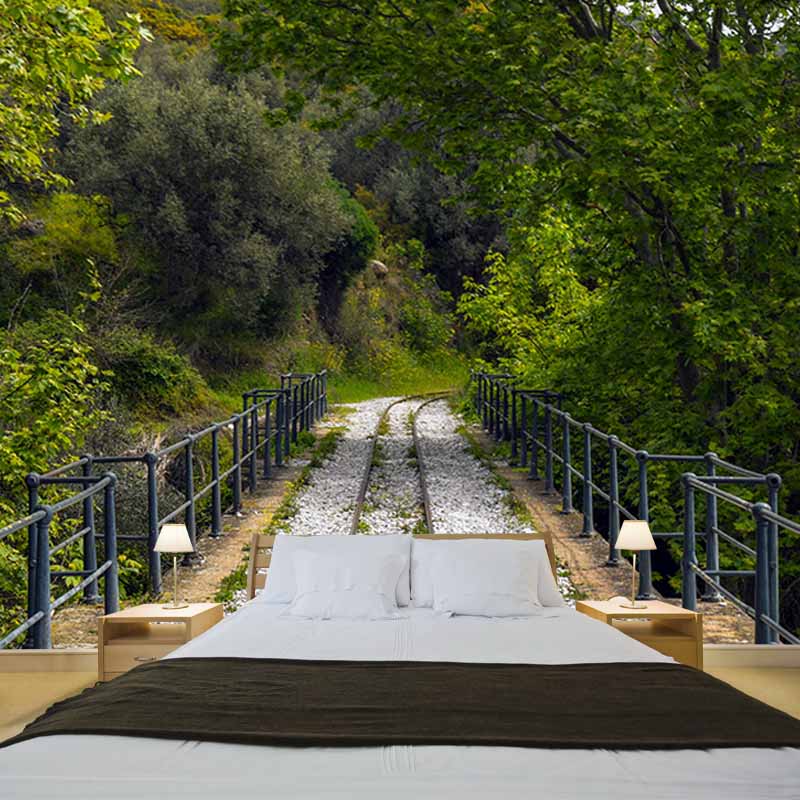 Mildew Resistant Wall Mural Wallpaper Space Extension Pattern Wall Art