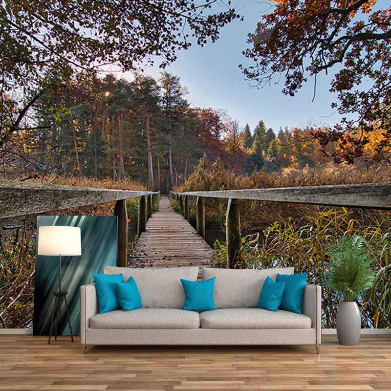 Mildew Resistant Wall Mural Wallpaper Space Extension Pattern Wall Art