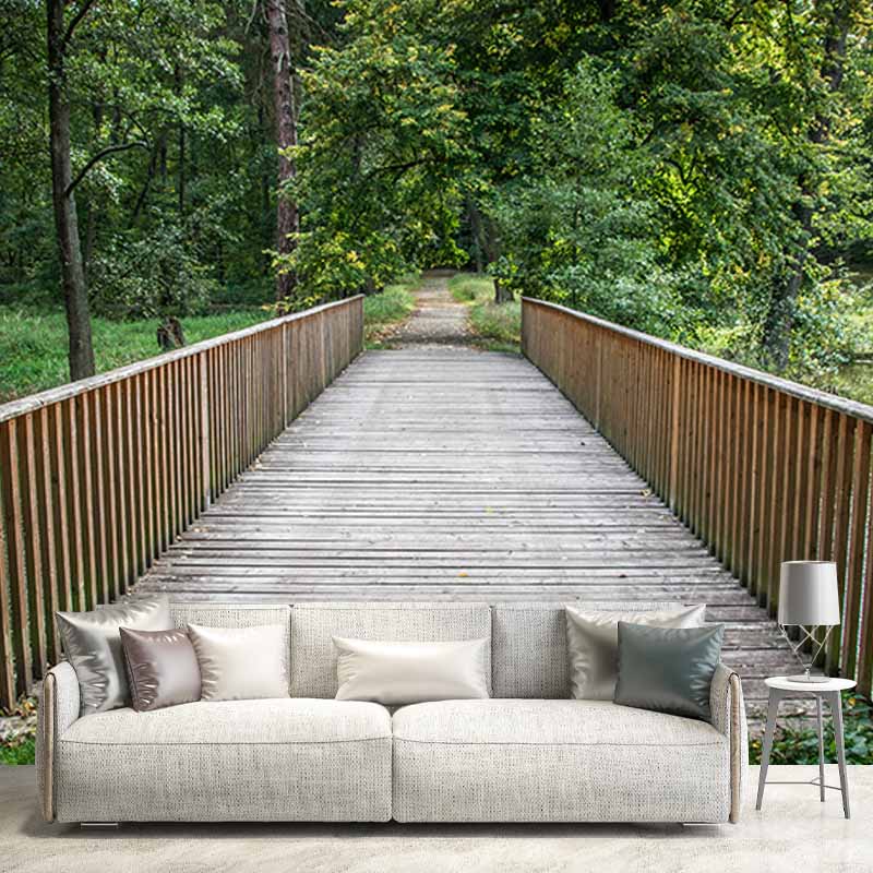 Mildew Resistant Wall Mural Wallpaper Space Extension Pattern for Room