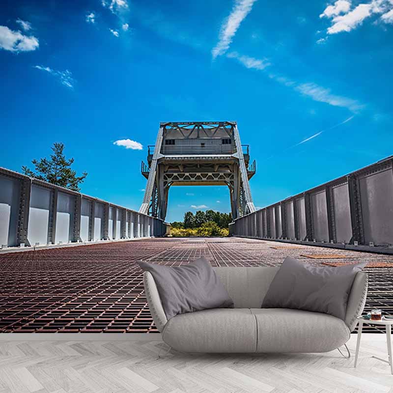 Living Room Mildew Resistant Wall Mural Wallpaper Space Extension Pattern