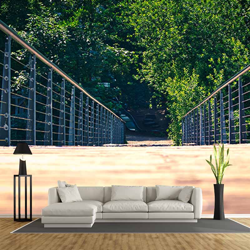 Mildew Resistant Wall Mural Wallpaper Space Extension Pattern for Bedroom