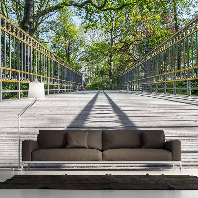 Mildew Resistant Wall Mural Wallpaper Space Extension Pattern for Bedroom