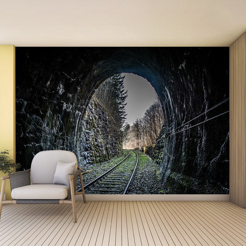 Tunnel Spatial Extension Wall Mural for Bedroom Decoration, Personalized Size