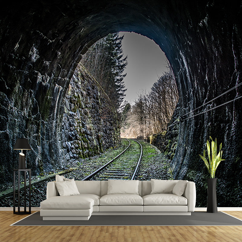 Tunnel Spatial Extension Wall Mural for Bedroom Decoration, Personalized Size