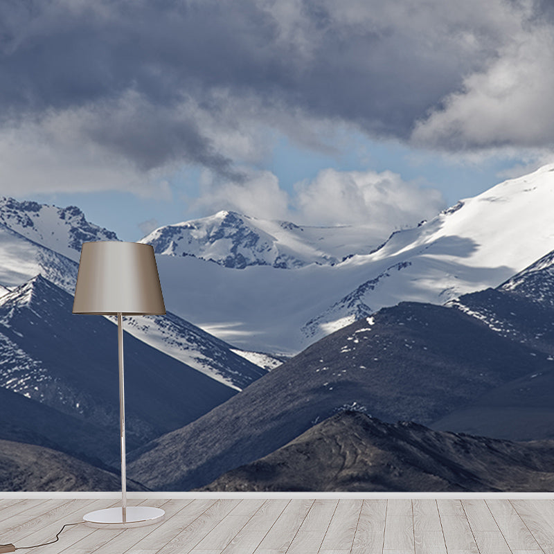 Beautiful Mountain View Wallpaper Mural Modern Style Room Mural for Wall Decor