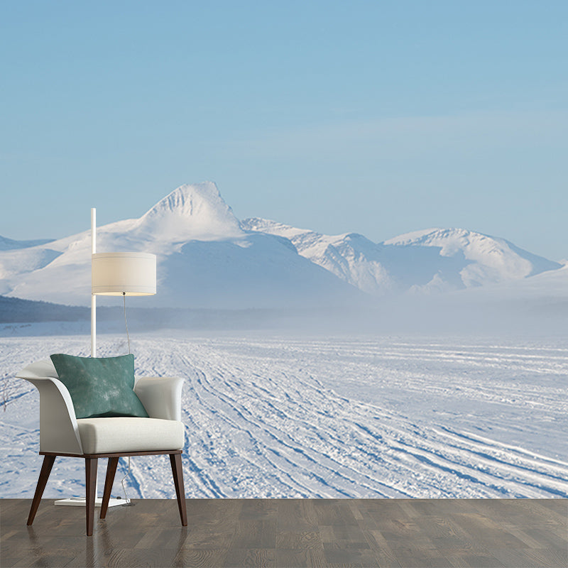 Home Decoration Mountain View Mural Moisture Resistant Wall Covering