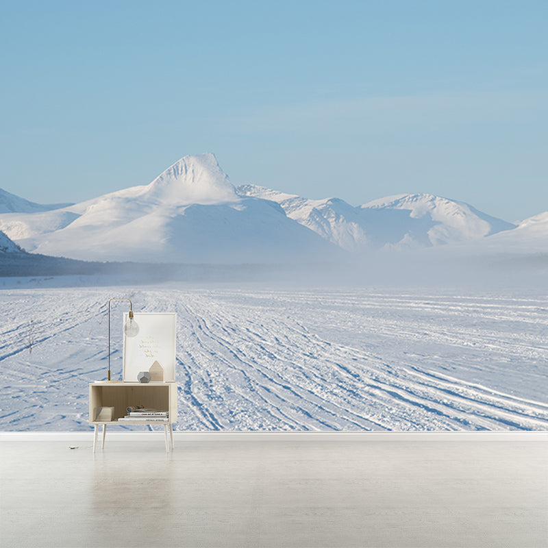 Home Decoration Mountain View Mural Moisture Resistant Wall Covering