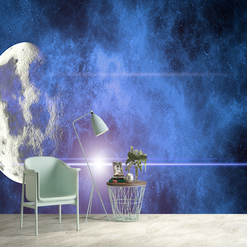 Cosmic Galaxy Mural for Boy's Bedroom Decor Waterproofing, Custom-Printed