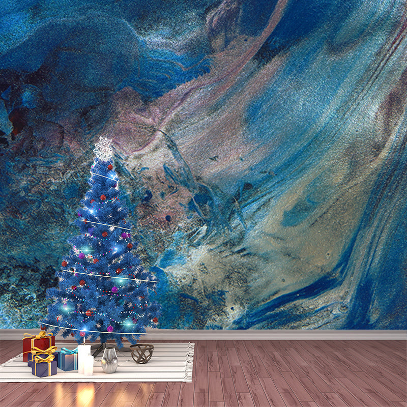 Modern Water Resistant Abstract Wall Mural for Living Room, Made to Measure