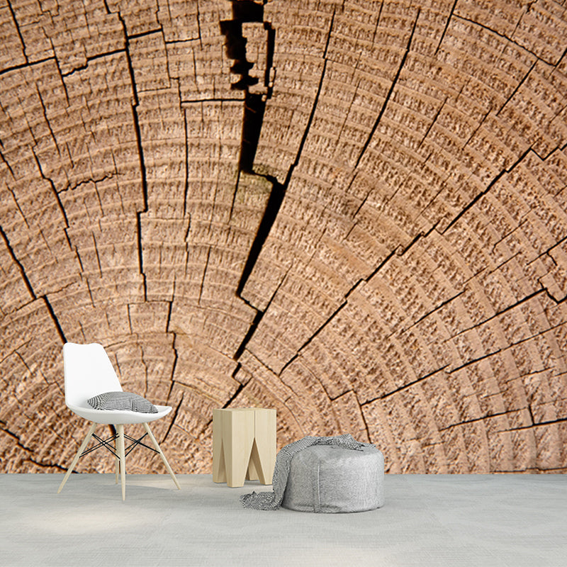 Industrial Wood Grain Wall Mural Wallpaper Horizontal Photography Room Wall Art