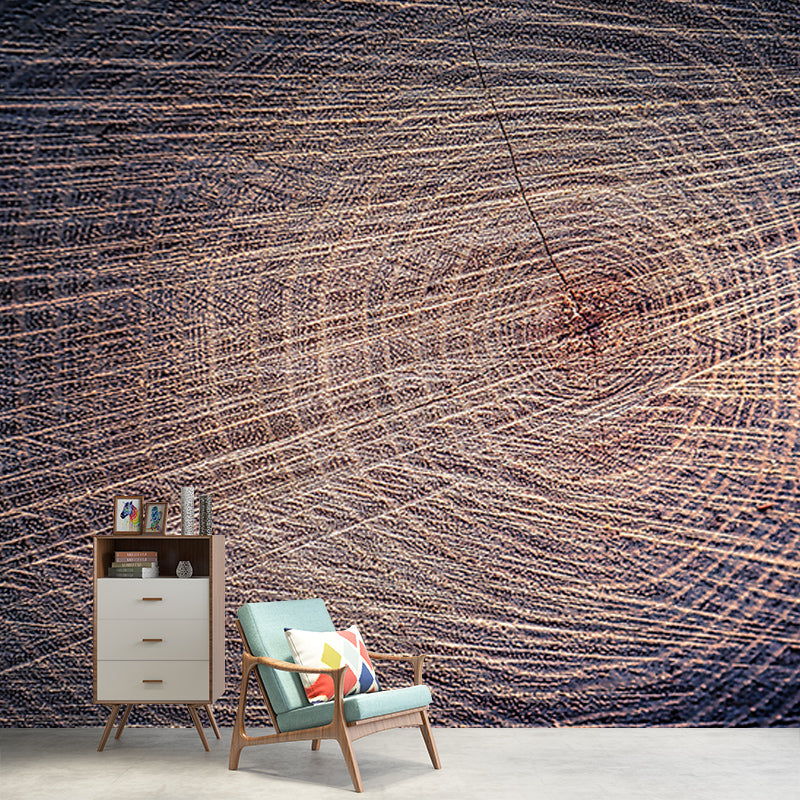 Wood Grain Industrial Style Mural Wallpaper Horizontal Photography Room Wall Art