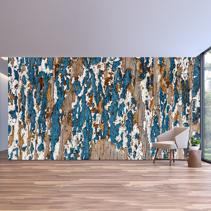 Industrial Wood Grain Mural Wallpaper Horizontal Photography Living Room Wall Art