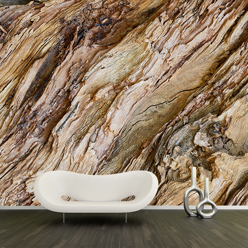 Industrial Style Wood Grain Mural Wallpaper Horizontal Photography Living Room Wall Art