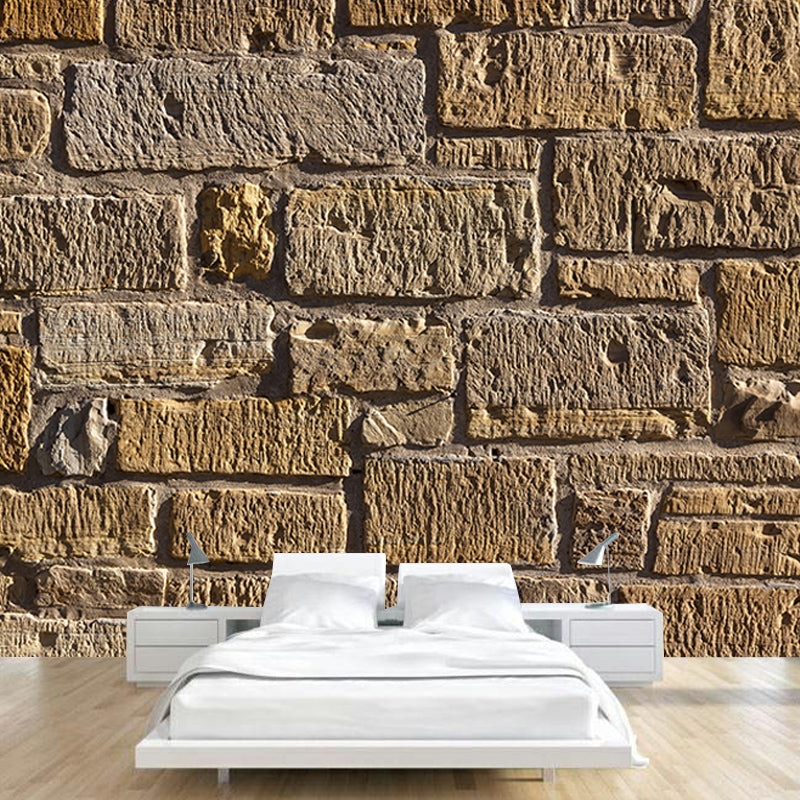 Brick Wall Mural Industrial Wallpaper Horizontal Photography Living Room Wall Covering