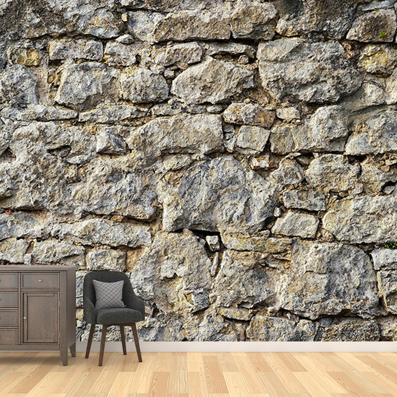 Wall Art Brick Wall Industrial Style Mural Wallpaper Horizontal Photography Living Room