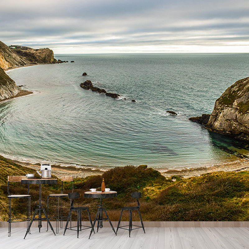 Fancy Photography Sea Wall Mural Wallpaper Dining Room Wall Art