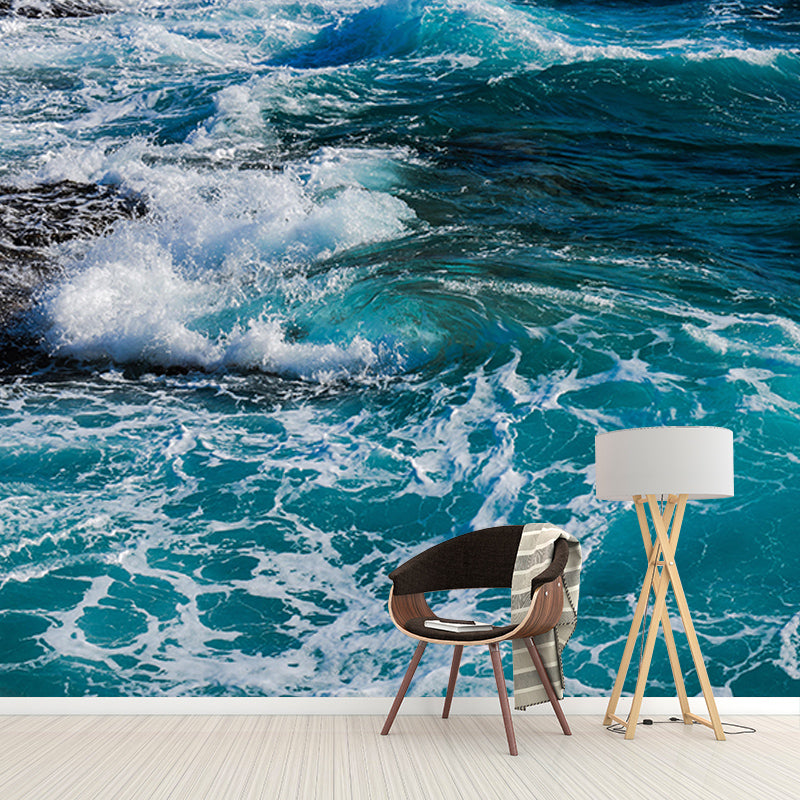 Fancy Photography Sea Wall Mural Wallpaper Dining Room Wall Art
