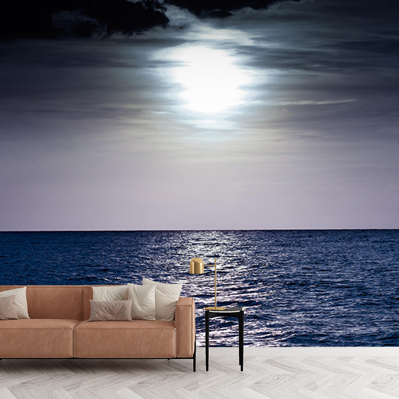 Contemporary Photography Sea Wall Mural Wallpaper Living Room Wall Covering