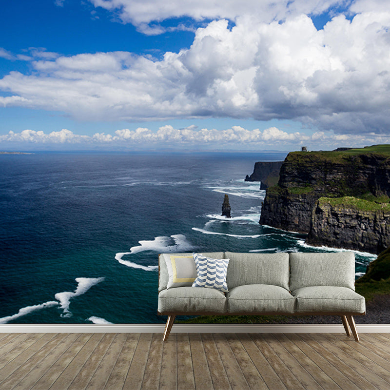 Contemporary Photography Sea Wall Mural Wallpaper Living Room Wall Covering