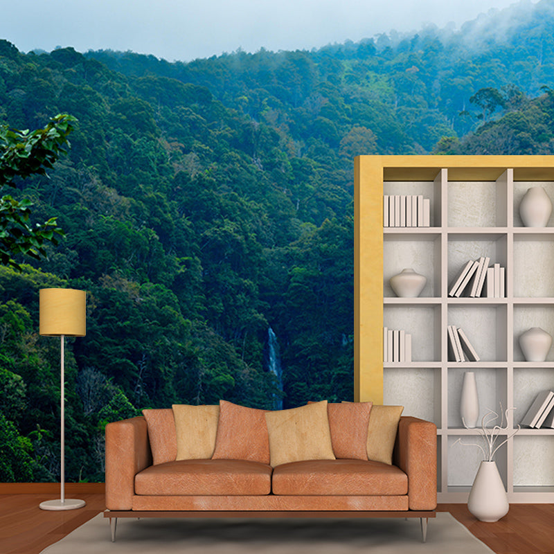 Dining Room Contemporary Photography Forest Wall Mural Wallpaper Wall Covering