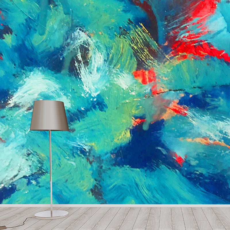 Abstract Wall Covering for Living Room Water Resistant Mural Wallpaper