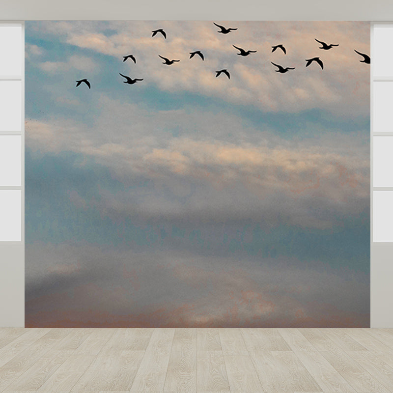 Sky Wall Mural Decal for Gust Room Moisture Resistant, Custom Size Available