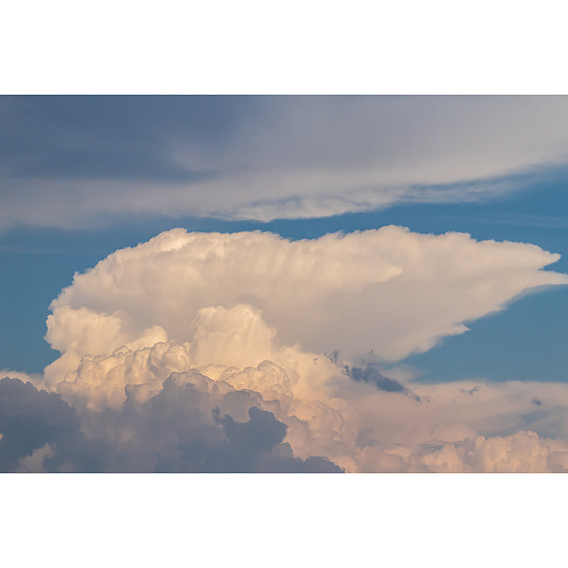 Sky Clouds View Mural Modern Dining Room Moisture Resistant Wall Decor