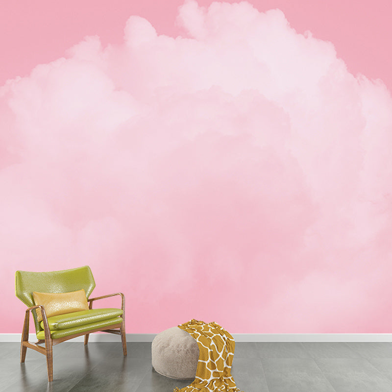 Simple Blue Sky Guest Room Home Decor Wall Mural Wallpaper, Moisture Resistant